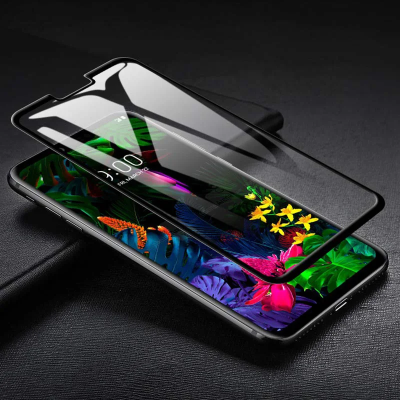 3D изогнутое закаленное стекло для LG G8 ThinQ полное покрытие 9H защитная пленка