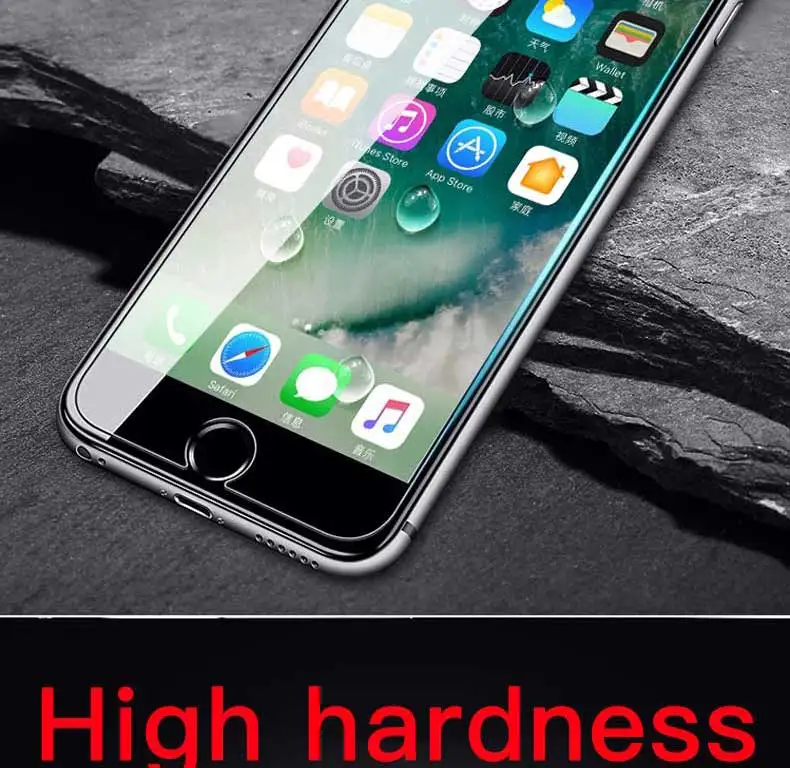 Высококачественное закаленное стекло для iphone X, XS, XR, XS, Max, Защитное стекло для экрана, Защитное стекло для iphone 7, 6, 6 S, 8 Plus, защитная пленка