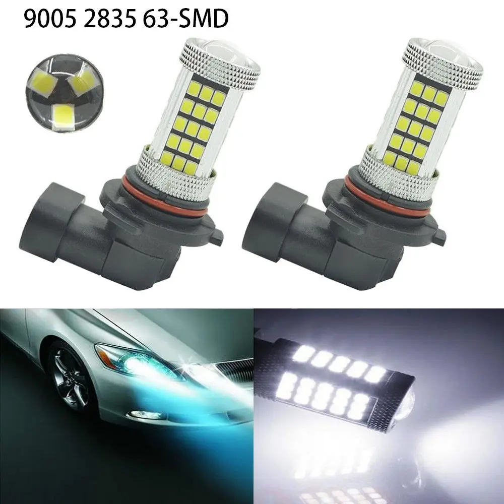 2x63 SMD 9005 HB3 2835 Samsung чипы Светодиодные 30 Вт Автомобильные противотуманные фары/фары