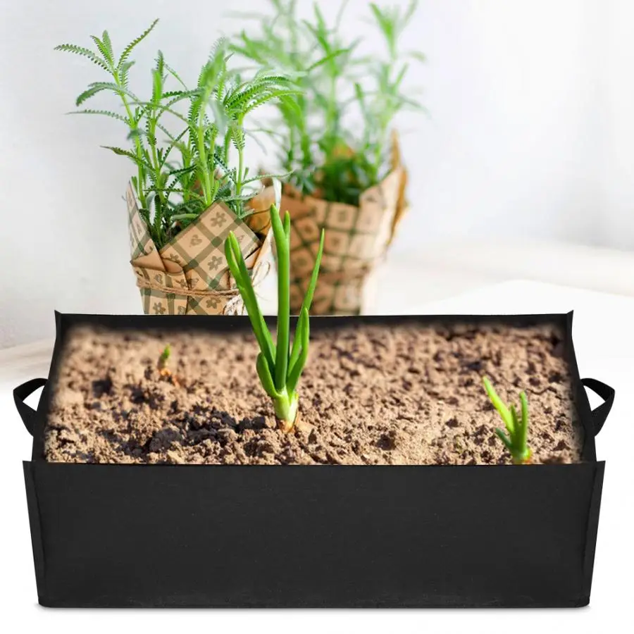 DIY картофель овощи клубника посадки квадратный мешок садовое растение цветок питомник плантатор утолщенный садовый горшок посадки мешок для выращивания