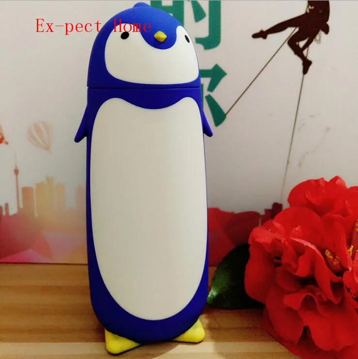 20PCS Penguin Stainless Steel Thermos Vacuum Flasks Cartoon Thermo cup Portable Thermal Children Drinking Bottle | Дом и сад