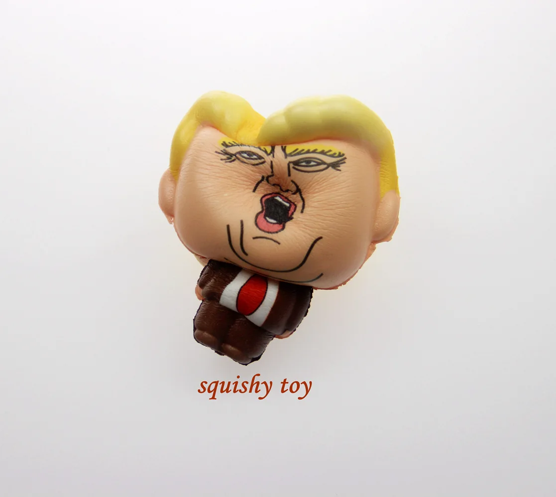 1 шт. мягкое Медленное Поднятие игрушки Дональд Трамп форма PU пена антистресс