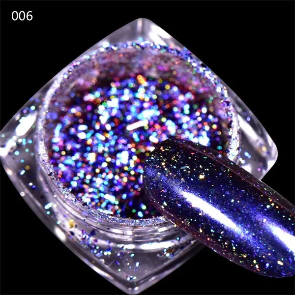 6A 3 шт BEAUTYBIGBANG зеркало для дизайна ногтей алюминиевые блестки хромированные Блестки для ногтей акриловая пудра погружающаяся пудра для украшения ногтей - Цвет: 6A