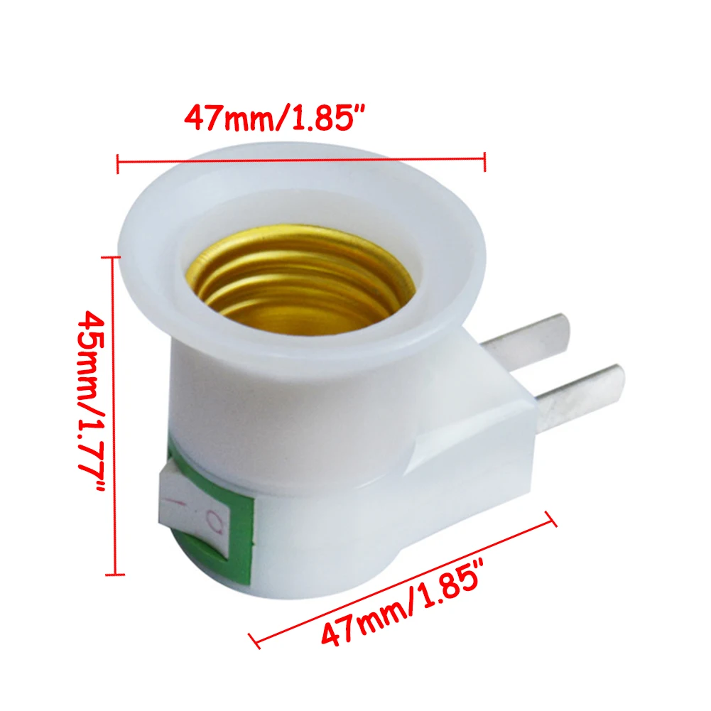 E27 US Plug TSLEEN гибкие E27 для E27 светодиодный цоколь лампы на европейскую розетку с 19 см 29 см 39 см 49 см 59 см расширение светильник держатель Конвертеры - Цвет: E27 US Plug