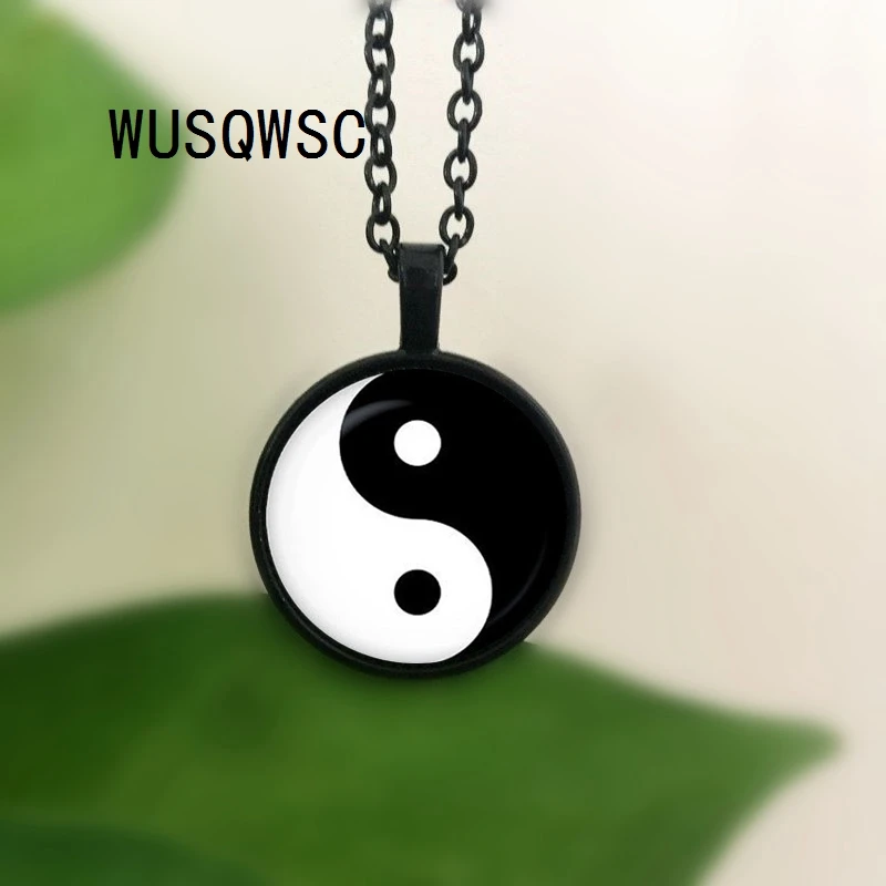 Wusqwsc 2018 Новинка Лидер продаж! Инь кулон Цепочки и ожерелья татуировки Ожерелье