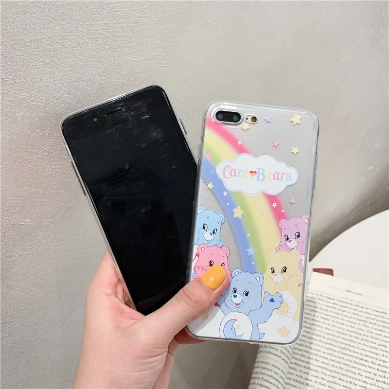 Смешной милый медведь чехол для телефона для samsung A80 A70 S8 A50 S9 Примечание 10 9 8 S9 S7 край a5 a8 a30 s10 плюс s10e Мягкий силиконовый чехол Capa