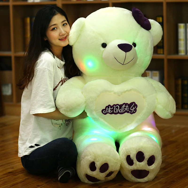 Светодиодный светильник Bluetooth музыкальный любитель плюшевый мишка мягкие
