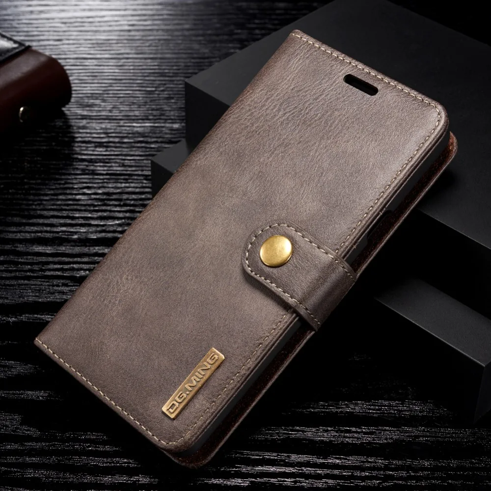 Роскошный чехол-кошелек в стиле ретро с отделением для карт и телефона магнитный