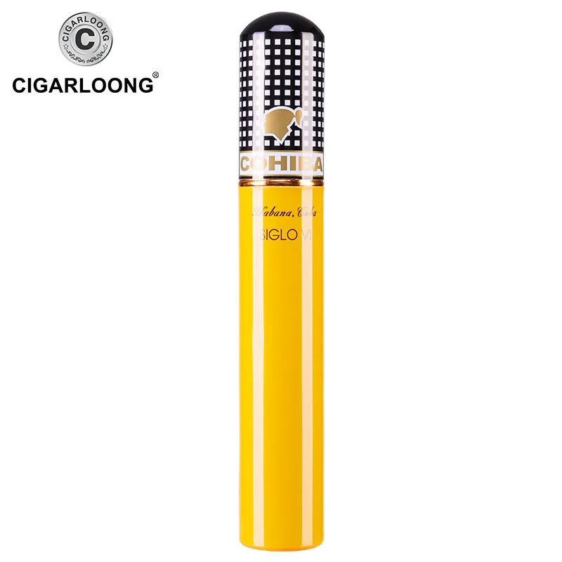 Бесплатная доставка COHIBA гаджет портативный Siglo VI алюминиевая дорожная сигара