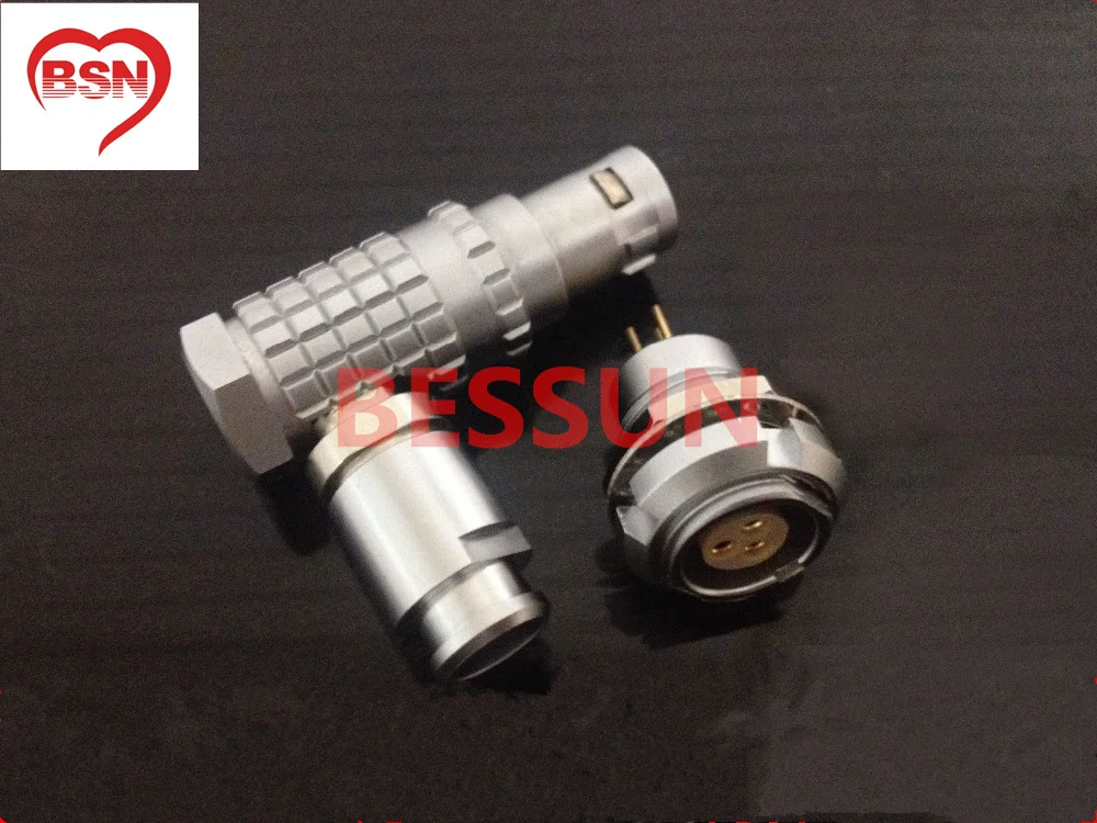 3 контактный разъем Lemo 0B FHG.0B.303 ECG.0B.303 90 градусов медицинский |3 pin audio connector|3 extension