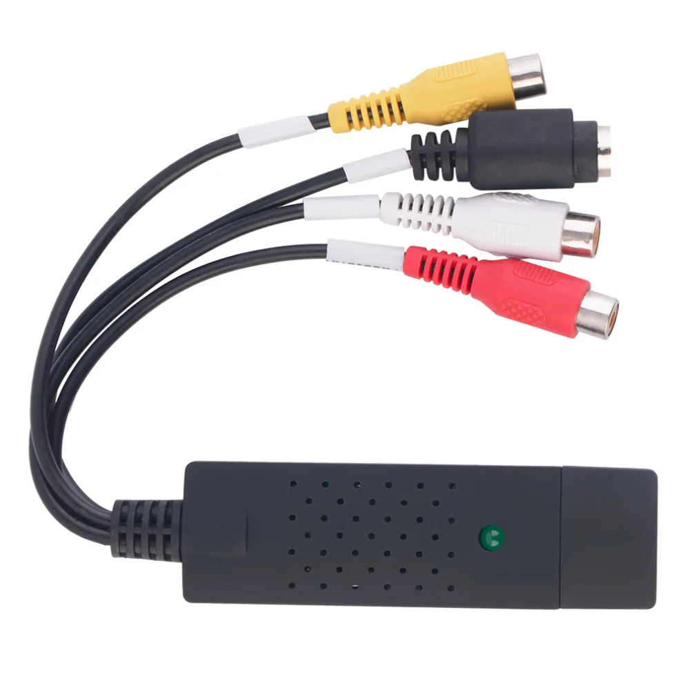 Адаптер захвата видеосигнала USB 2 0 ТВ DVD VHS DVR карта Видео устройство с поддержкой