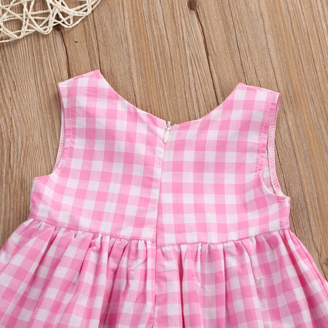 Нарядное платье без рукавов для новорожденных и маленьких девочек летние платья