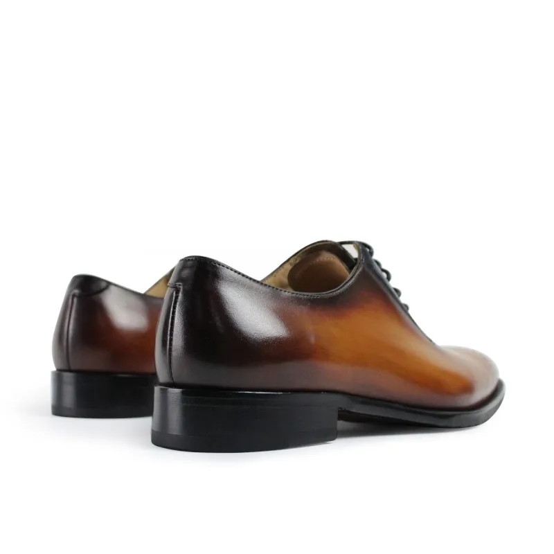 Vikeduo 2020 Handmade Italy Vintage Shoes Wedding Party Male Dress Shoe Genuine Leather Patina Men's Oxford Brogue Zapato Hombre | Обувь