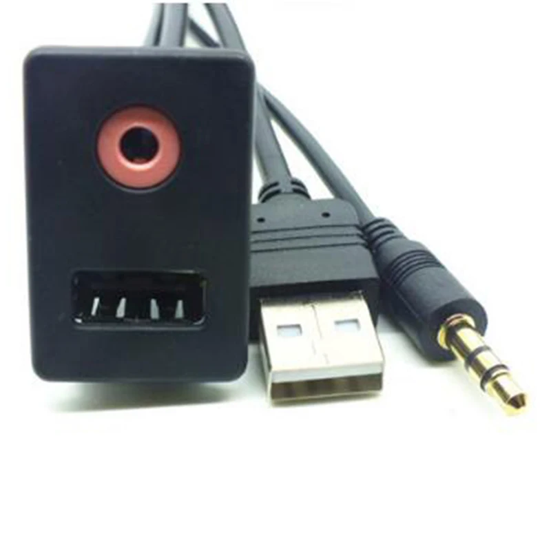 Автомобильный Aux кабель USB разъем автомобильный адаптер Аксессуары для колонок 12
