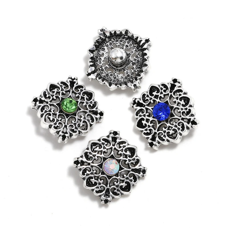 Newest Melone snap jewelry 18mm crystal button fit snaps bracelet bangles necklace Women | Украшения и аксессуары