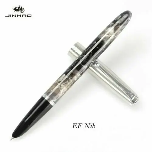 NianGao Acrylic EF Jinhao 51A акриловая/деревянная авторучка чернильная ручка каллигграфия ручки EF/F/ручной работы сменный наконечник канцелярские принадлежности для офиса и школы - Цвет: NianGao Acrylic EF