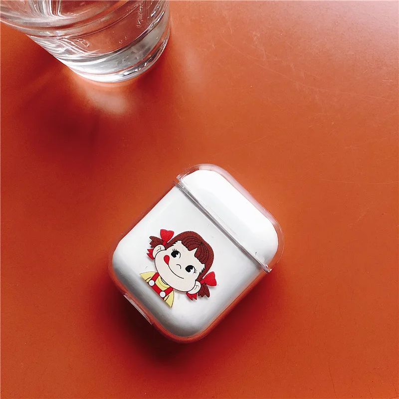 8 Чехол для AirPods, прозрачная защитная крышка, чехол для Bluetooth наушников, уникальные роскошные аксессуары для Airpods, прозрачный жесткий узор - Цвет: 8