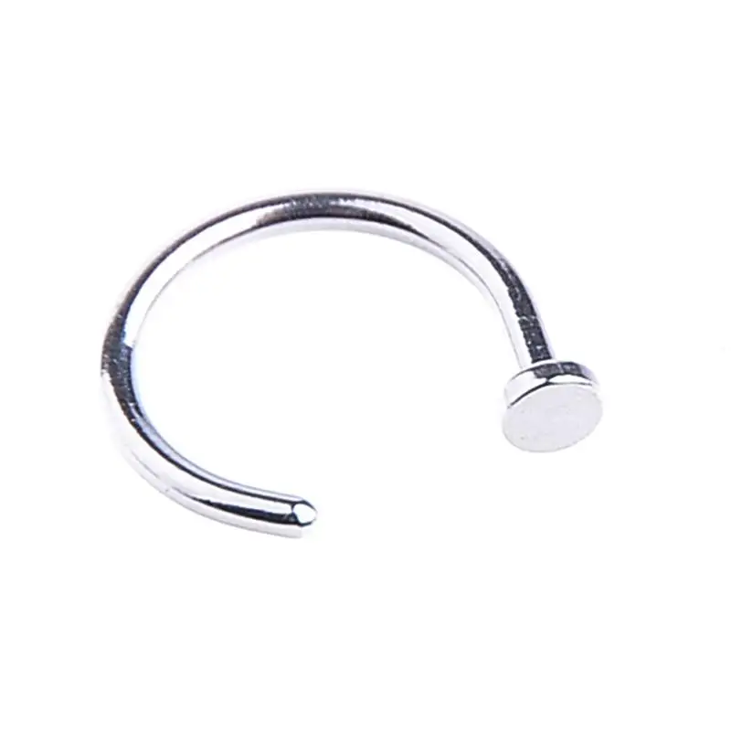 5 шт. Новый хирургический стальной Нос Кольца ювелирные изделия кольцо для