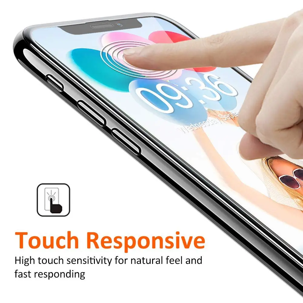 3D закаленное стекло полное покрытие пленка край к краю защитный экран для iPhone XR 6 1
