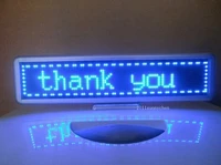 16 5x4 led message scrolling display board programmable blue color