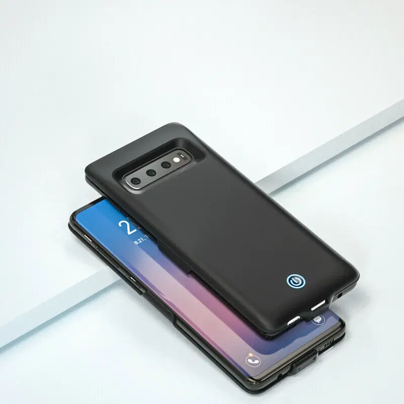 6000 мА/ч Батарея Зарядное устройство чехол для samsung Galaxy S10 + Тонкий силиконовый