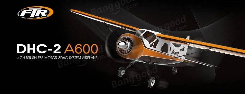 XK DHC-2 DHC2 A600 5CH 3D 6G система бесщеточный двигатель RC самолет совместимый RTF режим 1/2 роликовый пульт дистанционного управления игрушки подарок