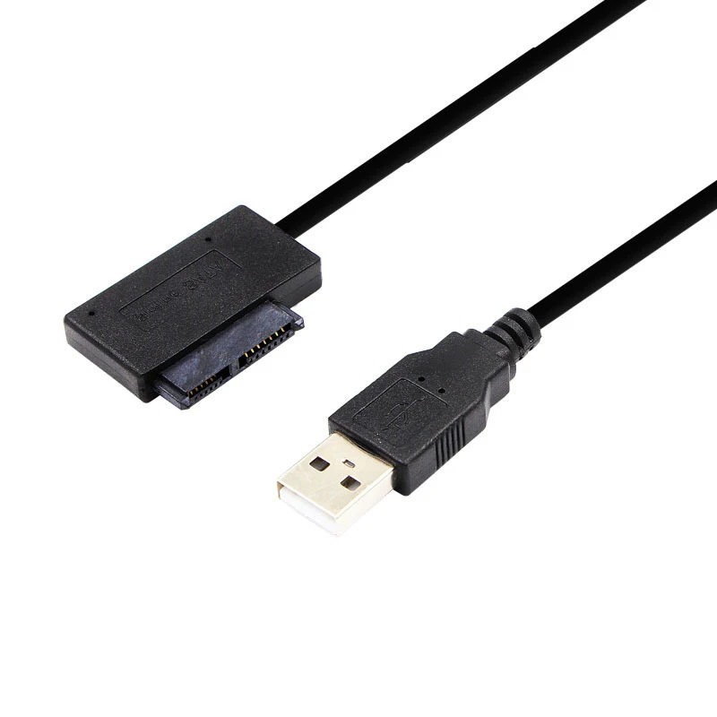 Новый 7 + 6 13Pin тонкий SATA к USB CD DVD Rom Оптический привод кабель адаптер конвертер