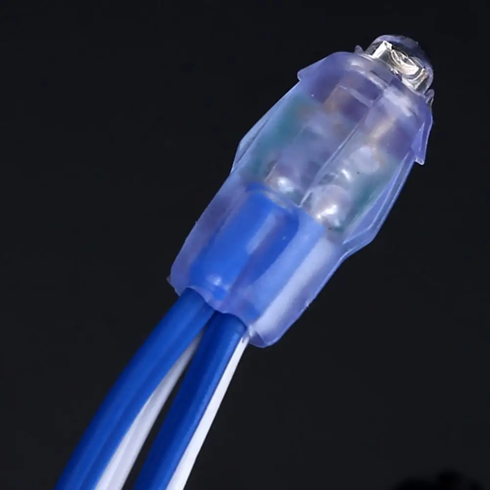 Светодиодные пиксельные модули 9 мм Одноцветный модуль светодиодный узлов DC5V IP68 Водонепроницаемый точечные лампы для рекламы 50 шт./лот