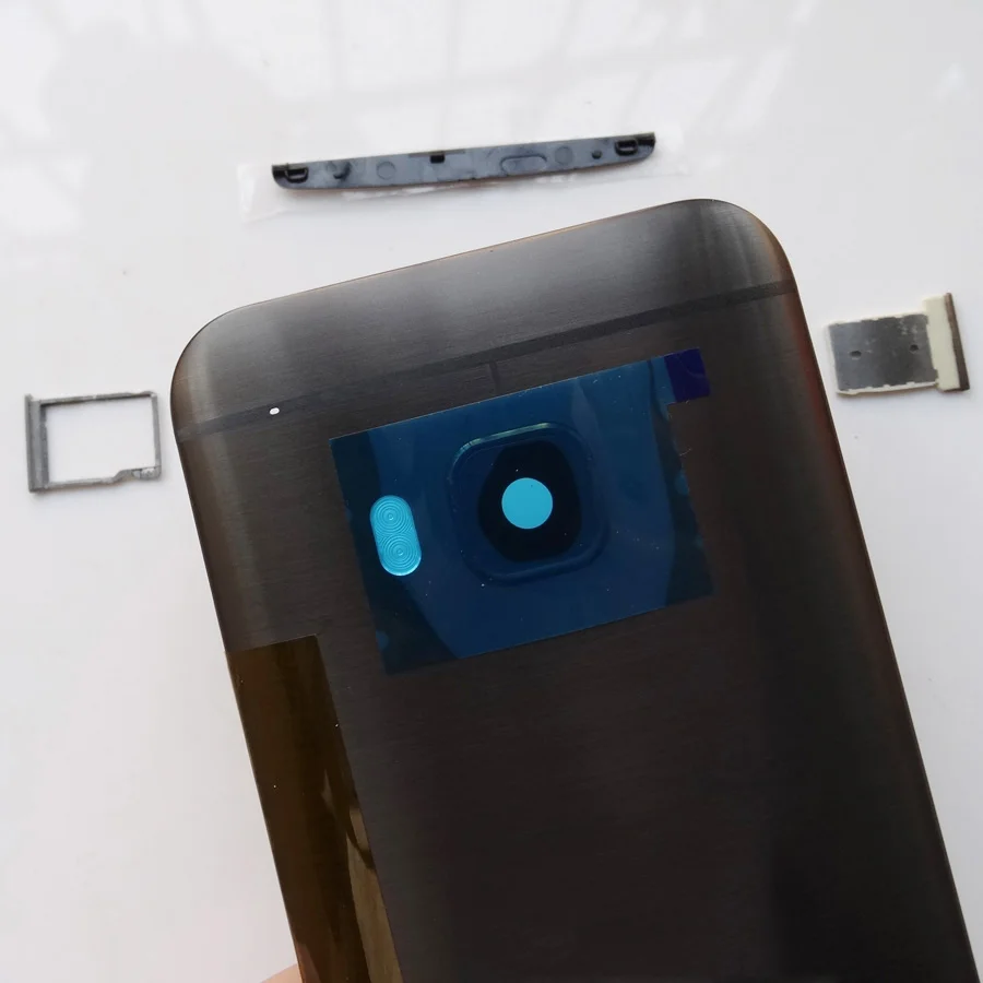 Алюминиевый аккумулятор Корпус задняя дверь на замену, для HTC One M9 чехол с верхней крышкой+ sim-лоток+ SD TF лоток+ боковые кнопки