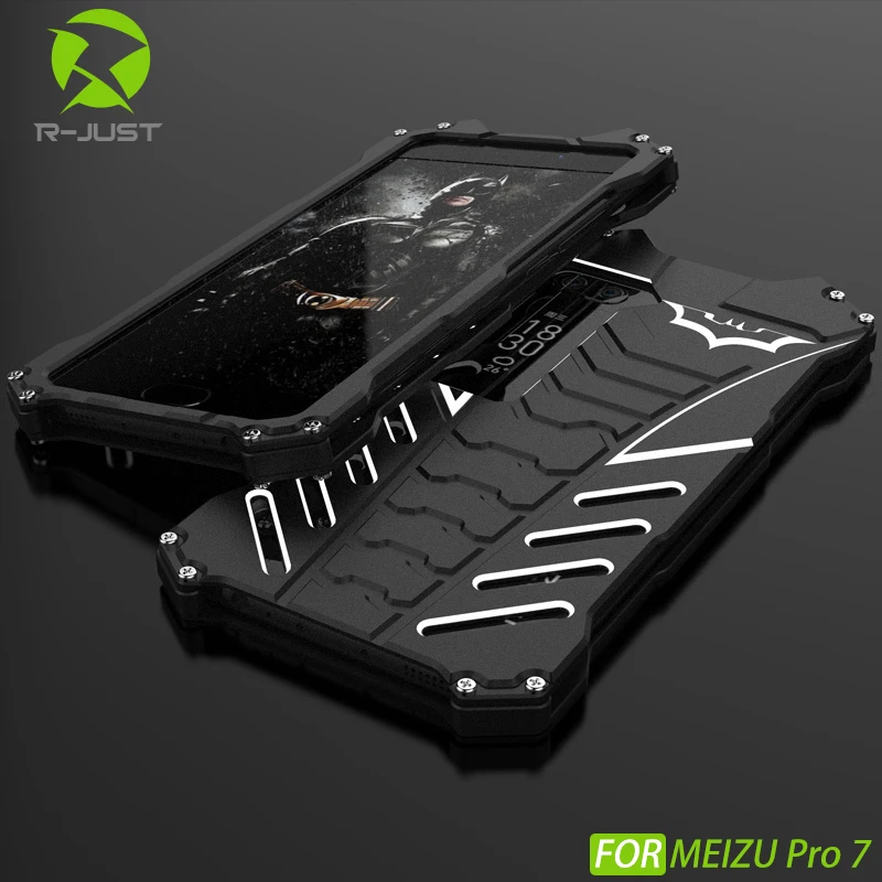 

METAL case Armor Heavy Dust Metal Aluminum CNC protect Skeleton head phone case cover For MZ MX 6 Pro 6 7 plus bracket