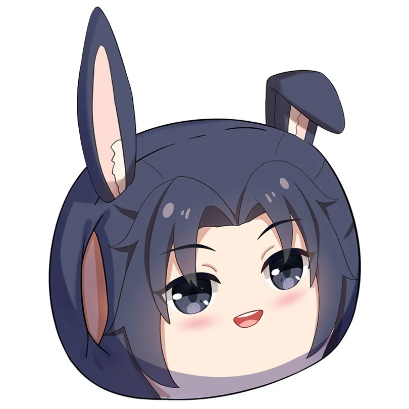 Аниме грелка для рук Подушка Rem My Hero Academy Tensei shitara Slime Datta Ken Косплей теплая зимняя теплая ручная плюшевая игрушка - Цвет: Wei wuxian