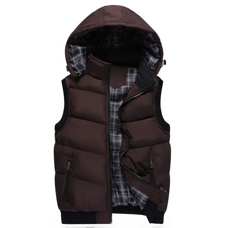 UNIVOS KUNI 2019 зимнее хлопковое пальто с капюшоном chalecos para hombre повседневная