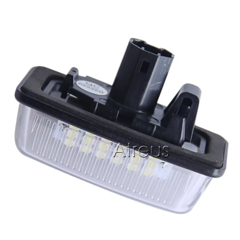 2X Автомобильный светодиодный Подсветка регистрационного номера 12V SMD3528 номерной