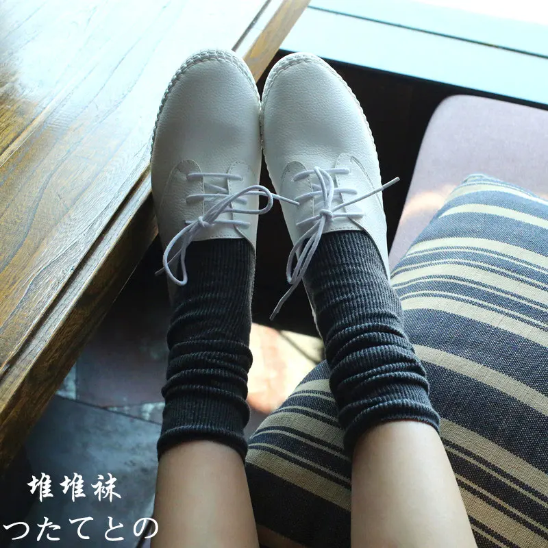 Осенне зимние хлопковые носки женские корейские тонкие однотонные короткие