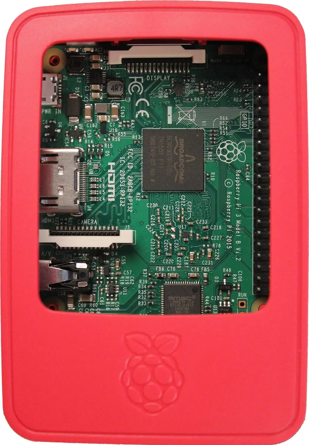 Горячий официальный Raspberry Pi 3 Чехол Официальный ABS корпус pi 2 коробка от основания