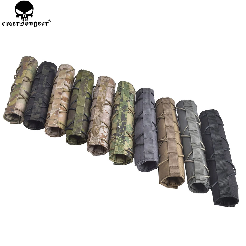EMERSONGEAR 22 см подавитель крышка страйкбола Тактическая Военная стрельба глушитель быстросъемная крышка EM9330