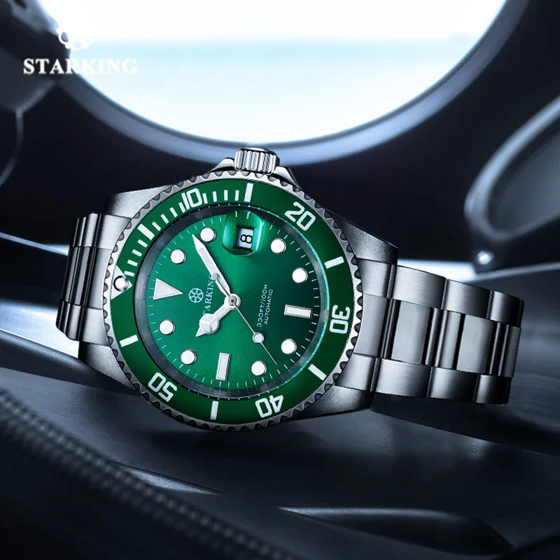 Часы наручные STARKING мужские водонепроницаемые модные механические светящиеся