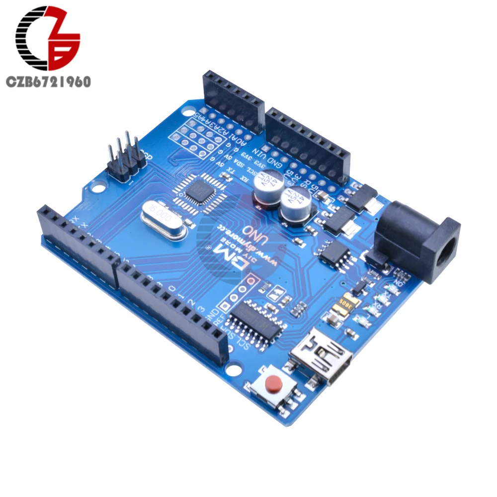 Микроконтроллер CH340 CH340G ATmega328P сменный микроконтроллер ATmega16U2 ATmega328 UNO R3 один