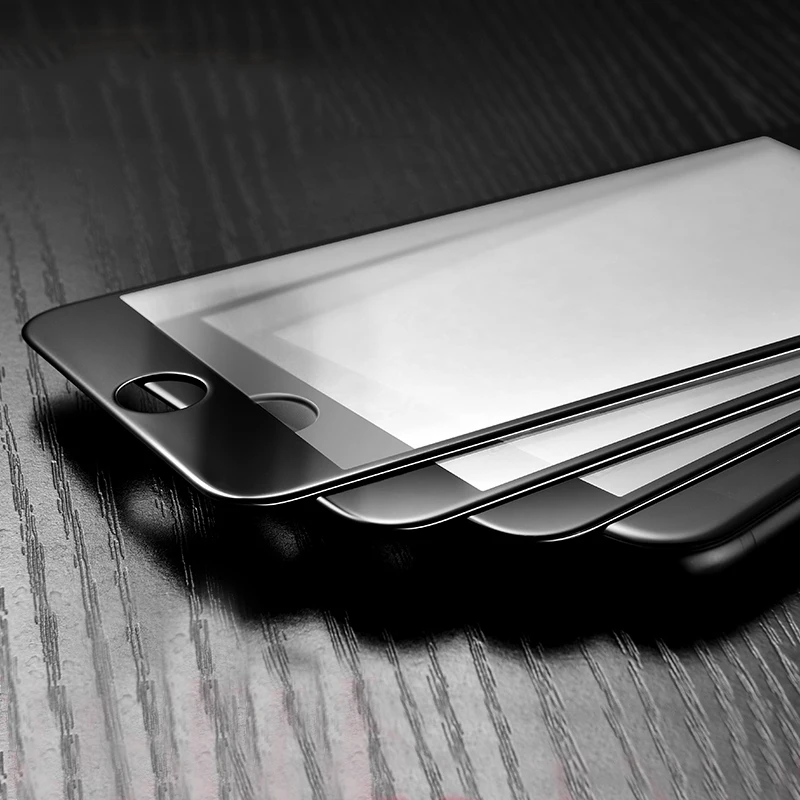 3D круглый изогнутый край закаленное стекло для iPhone 6 6S 7 Plus полное покрытие Защитная Премиум Экран протектор фильм безопасности Чехол