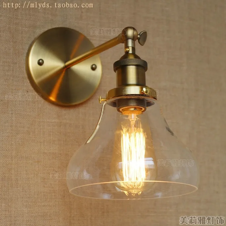 Настенный светильник в стиле ретро RH промышленный настенный винтажном со
