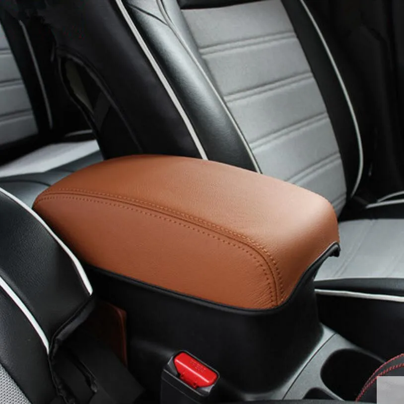 Автомобильный Стайлинг крышка подлокотника защитная накладка кожаный чехол