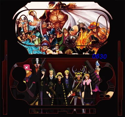 Передняя и задняя защитная psv1000 кожи Стикеры чехол для Sony PS Vita 1000 One Piece/Doraemon Наклейка виниловая кожа стикеры протектор - Цвет: 0630 PSV1000 Sticker