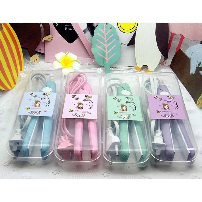 Мини керамический электронный портативный выпрямитель для волос Chapinha