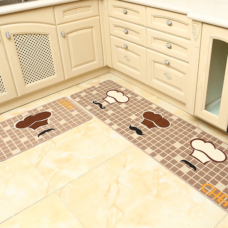 2 pcs/set Rugs For Kitchen Water Absorption Long Soft Carpet 10 Colors Tapis Toilette Anti Slip Mat Bathroom Cosas De Cocina | Дом и сад