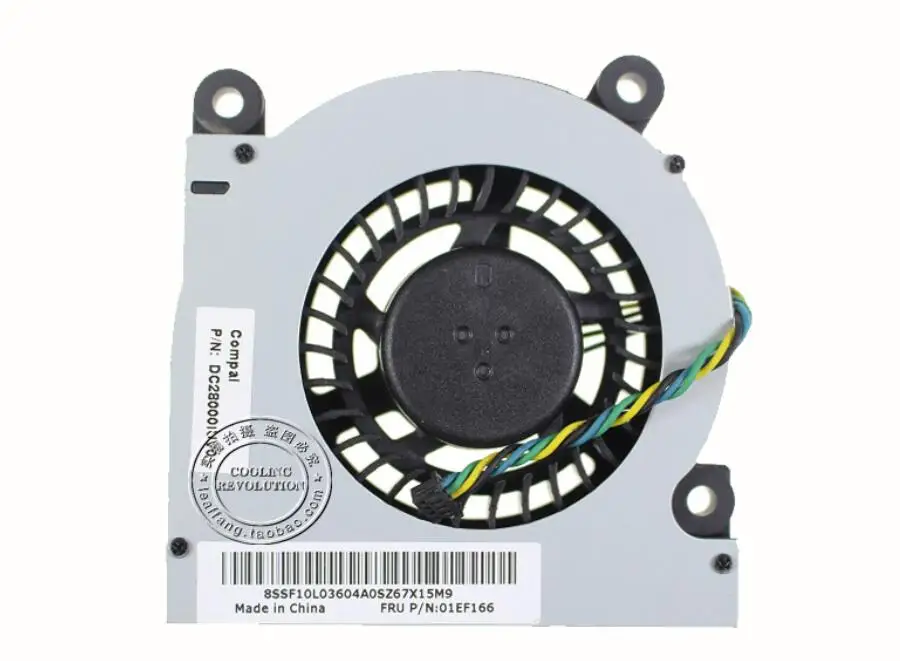 Новый вентилятор охлаждения для Lenovo Ideacentre AIO 510S 520S Для Compal DC28000IUVO FRU 01EF166 BAZA0712R5M