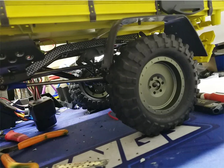 4 шт. D1RC 2,2 дюймов CNC Beadlock алюминиевый сплав гусеничный обод колеса для Traxxas TRX-4 TRX4 RC4WD D90 D110 TF2 осевой SCX10 90046