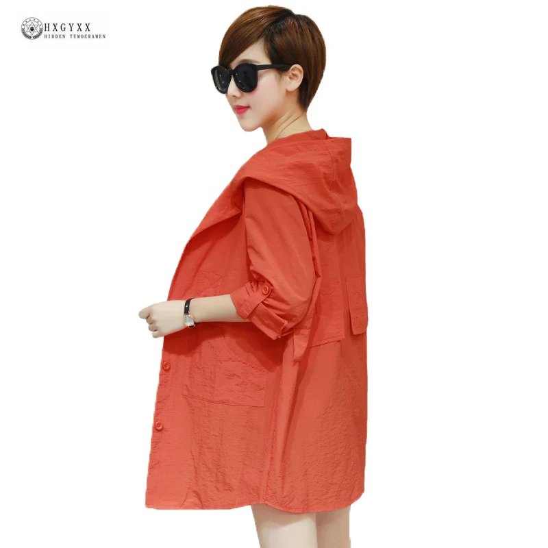Женский Свободный плащ с рукавом три четверти однотонный тонкий солнцезащитный