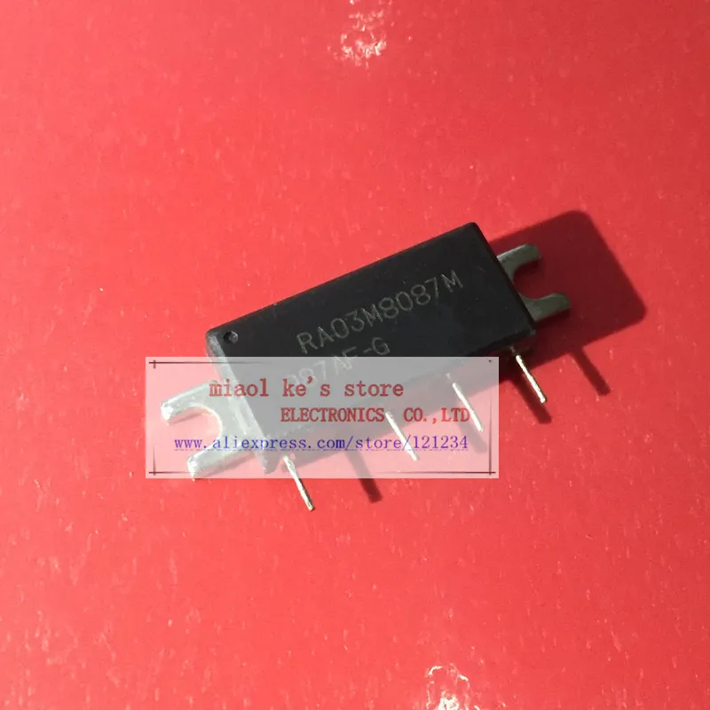 

RA03M8087M RA03M8087M-101 ~New Original, [ 806-870MHz 3.6W 7.2V, 2 Stage Amp. ] RF POWER MODULE