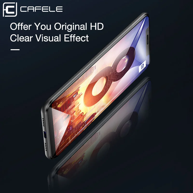 Защитное стекло Cafele закаленное с полным покрытием для Xiaomi MI8 9 SE 10 8 se HD твердость 9H