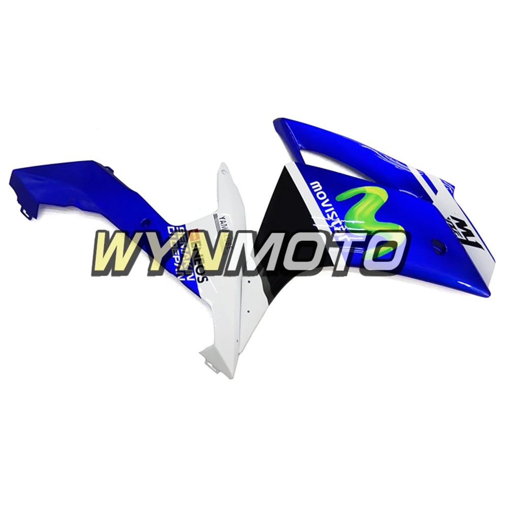 В комплекте ABS Пластик впрыска синий белые чехлы Мотоцикл Обтекатели для Yamaha YZF R1 год 2007 2008 обтекатель комплект корпусов